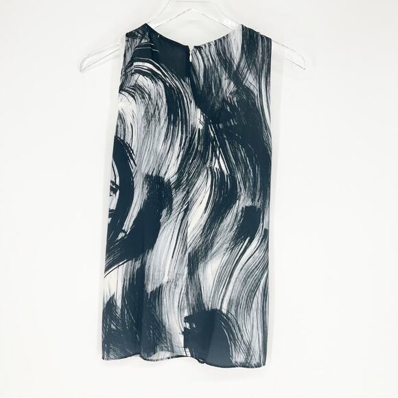 Lafayette 148 New York Silk Printed Tank Top 4 - Picture 2 of 5